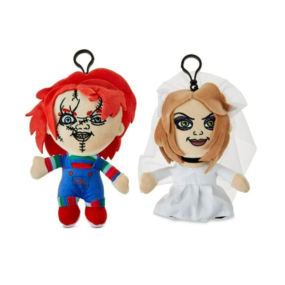 Chucky & Tiffany Plush Clips 14" Bouquet Flowers Halloween - Picture 2 of 5